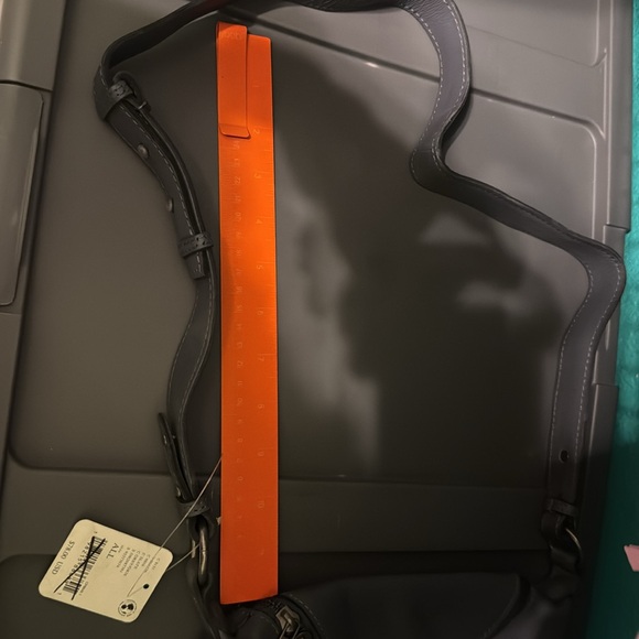 Free People Gray Leather Crossbody Bag - Picture 6 of 6